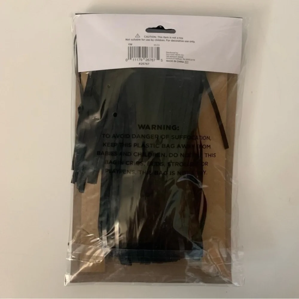 NIP. OLD EAST MAIN CO. Halloween Fringe Door Curtain